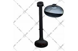 China Elegant Black Hanging Wood Fireplace Floating Design Icon supplier