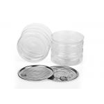 Square PET Tube Packaging , Easy Open Clear Plastic Packaging Tubes