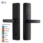 Smart Home Door Lock Zinc Alloy S819 Fingerprint Door Lock 8 Language Tuya Door Lock Wifi TTlock for sale