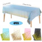 Customized Rectangular Dust Proof Solid Color Tablecloth With Logo for sale