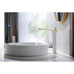 35mm Ceramic Cartridge Bathroom Basin Faucets , Solid Brass Single Hole Faucet for sale