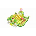 Farm Theme With Mushroom And Ladybug Inflatable Bouncy Slide Castle for sale