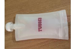 China Leakproof  Reusable Baby Food Pouches with Bottom Double Zipper supplier
