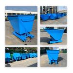Extra Heavy Duty Self Dumping Hoppers Dumpster Waste Treatment Customized for sale