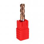 55 Hrc Solid Carbide End Mill / 4mm 4 Flute End Mill CNC Tools for sale