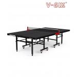 New Model Single Folding Ping Pong Table , MDF Material with Balls and Bats Holder for sale
