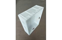China Virgin Polyethylene Reinforcing Anti - Skid Bottom Euro Stacking Containers Loading Capacity 20kg supplier