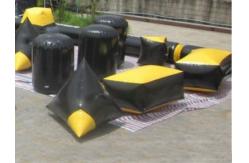China Inflatable Paintball Bunker with 110V or 220V 680W Air pump supplier