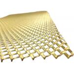 550mm Brass Diamond Expanded Metal Sheet Painting for decoration for sale