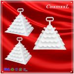 Eco Friendly Food Grade Macaron Pyramid Display 5 Tier Macaron Tower SGS