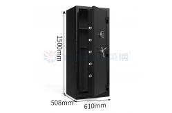 China Heavy Gauge Steel Gun Safe Box Solid Steel Heavy Duty Fireproof Protection supplier
