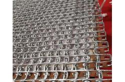 China Heavy Load Transportaion Long Life Carbon Steel Flat Wire Mesh Belt supplier