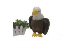 China White Headed Eagle Stuffed Plush Toys 100% Pp Cotton 30cm Or Customized supplier