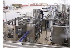 China Bottling Beverage Production Line , Juice Filling Packing Plant Long Life Time supplier
