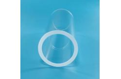 China Polished Transparent Quartz Glass Tube For Customized Industrial supplier