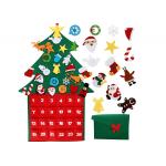 Countdown Calendar 29Pcs Ornaments Felt Christmas Decorations for sale