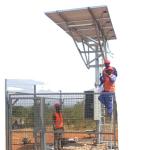 Lattice Lightning System Telecommunication Steel Tower Galvanized for sale