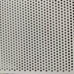 Round Hole Decorative Aluminium Perforated Metal Cladding Powder Coated