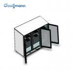 3 Door Undercounter Back Bar Cooler Internal LED Light Ventilated Cooling System for sale