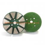3 inch 10 double arc Segments Velcro Backed concrete grinding disc for Stonekor concrete grinder for sale