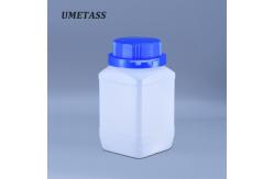 China Chemical Experiment 500ml Square Shape PE Lab Reagent Bottle with Plastic Screw Cap supplier
