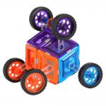 Big Eyes Magnetic Blocks With Wheels , Remote Control Magnetic Tiles Accessories for sale