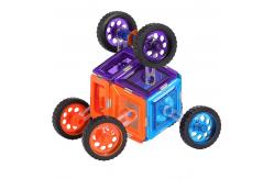China Big Eyes Magnetic Blocks With Wheels , Remote Control Magnetic Tiles Accessories supplier