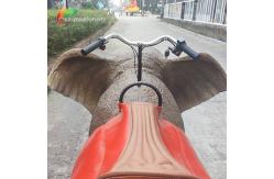 China Car Rideable Animatronic Elephant Equipment For Amusement Park supplier