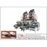 25kg/bag PE Open Mouth Bag Packaging Machine for Chemical Pellet Powder for sale