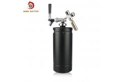 China 3.8L SS304 Pressurized Mini Keg , FDA Portable Beer Tap System supplier