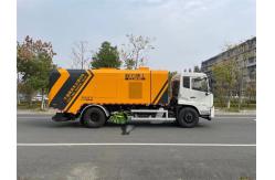 China 10cbm Wet And Dry  Road Sweeper Truck High Pressure High Performance supplier