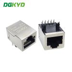 90 Degrees 1 Port Ethernet Jack RJ45 Single Port Connectors For Ethernet Cable RJ45 Modular Jack for sale