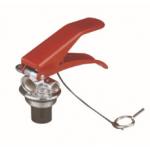 Portable Fire Extinguisher Valve Red Handle With Stainless Steel Safety Pins for sale