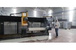 China 3500mm Max Processing Length 600mm Blade Column Cutting Machine For Granite supplier