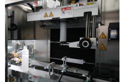 China Double Head Plastic Bottle Labeling Machine , Shrinking Packing Machine supplier