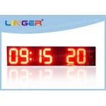 CE / ROHS Approved LED Countdown Timer With Temperature 370*1500*100mm for sale