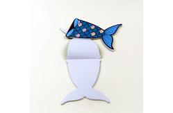 China Different Interesting Fish Shape Books / Softcover Notebook Notepad Printing supplier