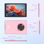 C idea Android Tablet IPS Screen with SIM Support 9 Inch Tablet PC for Teens CM935 pink for sale