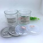 FDA SGS Clear Plastic Cylinder  Round Shape Candy PET Can Air - Proof for sale