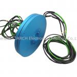 Flat Disc Electrical Slip Ring Through Hole 50mm 17 Circuits For Automatic Machines for sale