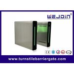Anti Collision Flap Barrier Gate Qr Code Face Recognition Turnstile 1100mm for sale