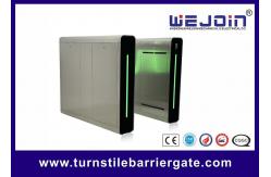 China Anti Collision Flap Barrier Gate Qr Code Face Recognition Turnstile 1100mm supplier