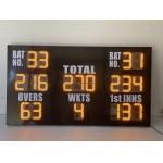LED Cricket Scoreboard With 8mm Acrylic Board Front Face