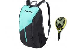 China Baseline Racquet Bag Backpack , Squash Bag With Shoe Compartment supplier