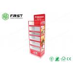 Custom Logo Printed Recyclable Cardboard POP Paper Floor Display For Promotion