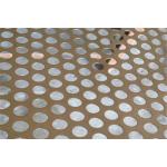 Anti Rust Round Hole Galvanized Perforated Steel Panel For Decoration for sale