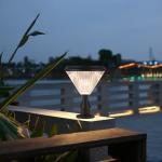 Outdoor Post Solar Column Pillar Light Power Led 4.5W Aluminium Alloy for sale
