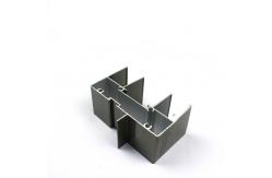China High Glossy Bronze Anodized Glass Sliding 6063 T5 Aluminium Window Rack Profiles supplier