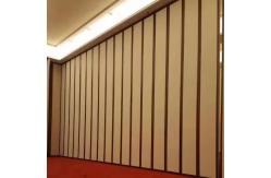 China Movable Sliding Door Foldable Wooden Sound Proof Partition Wall For Hotel supplier