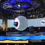 P1.5 P1.6 P1.8 P2 P2.5 Indoor Spherical LED Screen Custom Sphere LED Display for Exhibition Hall for sale